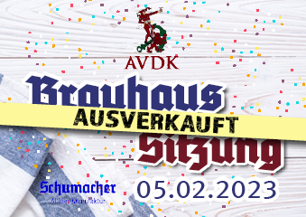 AVDK Brauhaussitzung - Brauerei Schumacher 2024 Poster