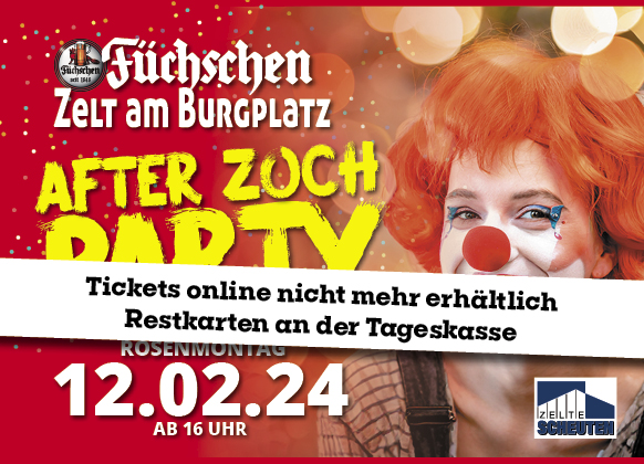 Rosenmontag - After Zoch Party Poster