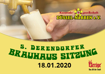 5. Derendorfer Brauhaussitzung - mit der KG Düssel-Narren Poster