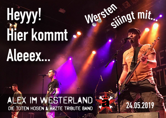 Wersten siiingt mit... Toten Hosen & Ärzte Tribute Band Poster